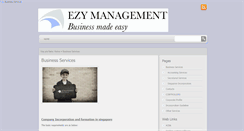 Desktop Screenshot of ezymanagement.com