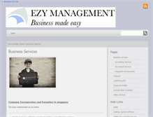 Tablet Screenshot of ezymanagement.com